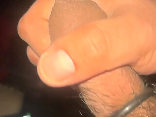 Warm thick veiny fiery reddish straw