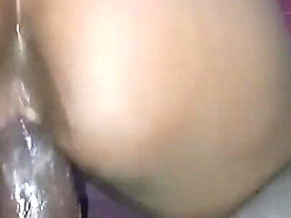 Stuck! - Hot Wife Gets Fucked Passionately - Orgasms and a Creampie for Her Hairy Pussy