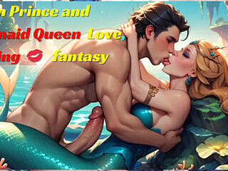 Alien Prince and the Mermaid Queen,Love Across Two Worlds fantasy