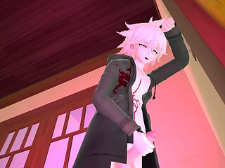 Nagito Alone and Jerks Off by Himself (NeinSFW)