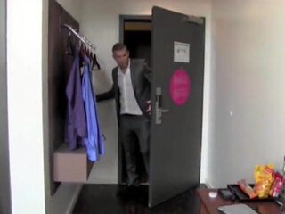 Fucked by the doirecto tof the hotel in uniform