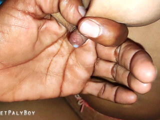 Rajasthani Indian girl Neha extracts milk on breasted breasts and fucks fast in pussy