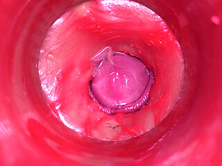 Camera Inside Pussy: Powerfull Cum in Pussy! Best Internal Asmr