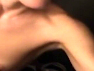 Redhead Deep Throats Gloryhole Dick During Confession