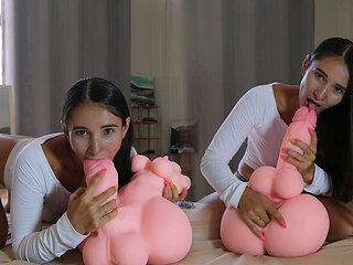 New Experience with Futanary Doll and Mutual Orgasms