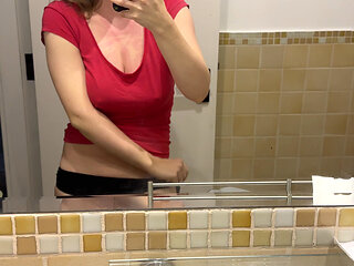You Can See Her Big Nipples Through Her T-shirt