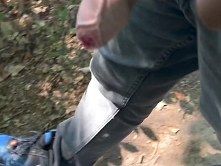 Outdoor Wank, Jerk off
