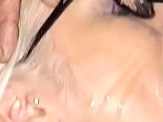 Blonde MILF Hotwife Loves Cum In Mouth From Multiple Men At Porn Theater - Jonjon, Vander