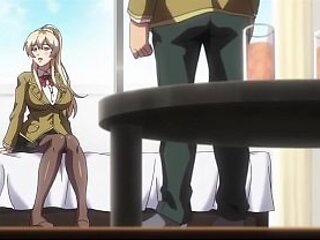 Hentai teen fucks blonde crush