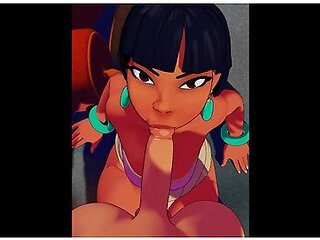 Chel Deepthroat (blenderknight, Pixiewillow)