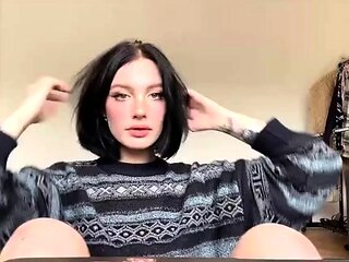 Shy brunette homemade amateur webcam teen