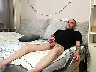 My Stepmom Gives Me a Deep Blowjob and Swallows My Cum After a Hand Job