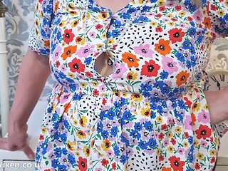 PRETTY BRA FOR AUNT JANES BIG BOOBS