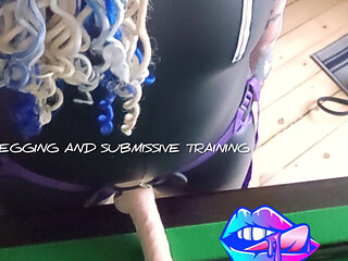 Submissive Slut Watches A Pegging