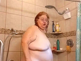 All sweaty nurse Vicki needs shower