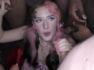 The Real Bukkake Sperm Party Vol 34 #3