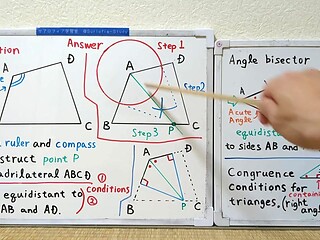 Animated math lesson turns into a naughty French lesson