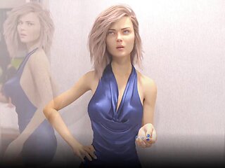 Troubles at the University with a hot blonde and big boobs in this erotic visual novel