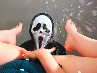 Squirting on Ghost's Face And Letting Him Take My Panties