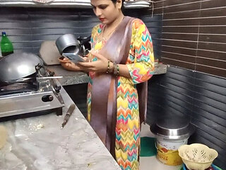 Beautiful Desi Bhabhi's Brother-in-law Called Her to His Bedroom and Fucked Her in the Kitchen.