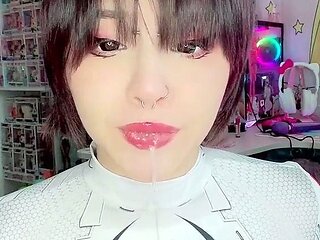 Hot amateur Asian GF toys sucks and fucks