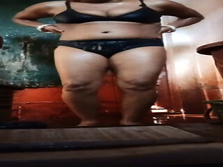 Desi Milf step-auntiy Hot video