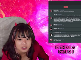 I LOVE ALIEN BREEDING HENTAI! - ExotiqFox Goonette Gooner Girl Solo Masturbation