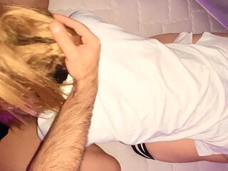 Teen Irani goes for a foot job and a seductive suck off