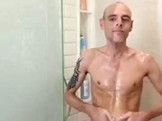 Hard Naughty Fucking in the Shower Then Finish Her in the Living Room