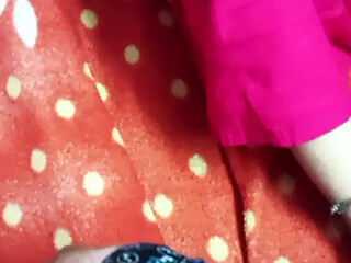 Hot stepsister gives a tight pussy creampie in Indian desi village sex