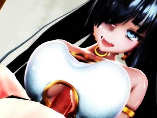 [MMD] Tittyfuck endurance challenge with Komachi Ogura