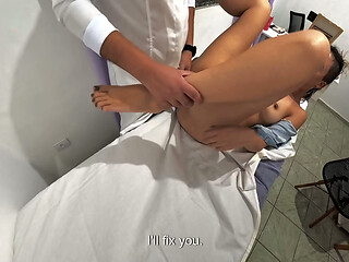 Orthopedic doctor examined the patient in the wrong places.