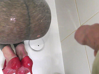 He Pee on My Ass in Leggings and Feet