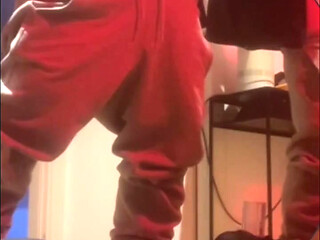 Amateur Boy Pissing in a Glass Held in His Friend's Mouth