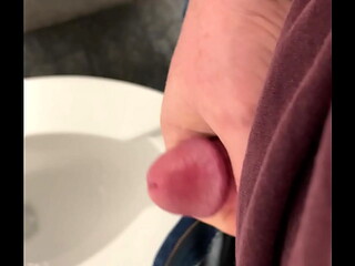 quick nut in the bathroom at work