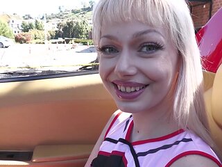 Jessica Starling, big tits cheerleader, gets her pussy rimmed and fucked