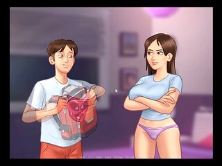 Youthful, summertime saga, big boobs