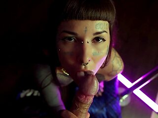 Hot Nigonika fellates dry in pinkish light - Best Porn