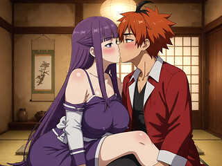 Fern at the Inn. She Kissed Him, Went Down, and Stayed on the Floor Until He Finish