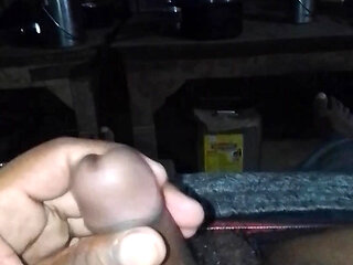 Hot Indian Guy Masturbating Hairy Cock