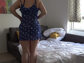 Juliet Redhead Getting Dressed and Showing Tits Ass and Pussy