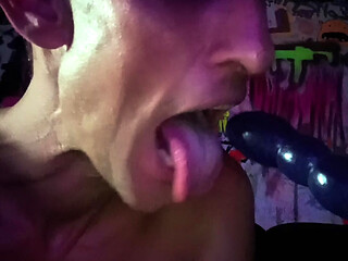 Train the gag reflex a little