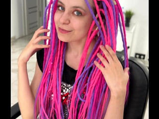 My lovely dreadlocks ? Subscribe to me for more sexy vids!