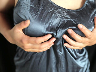 TRY ON HAUL MY NEW SATIN CLOTHES COLLECTION PART5
