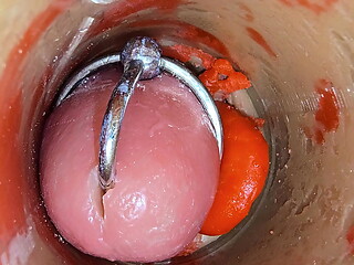 Oh fuck you.. I'_m going to get pregnant! dose Ejaculation of sperm inside pussy toy