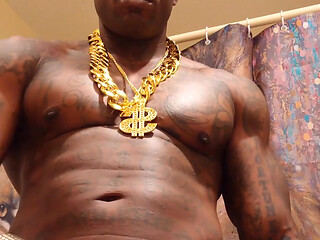 Big Black Hairy Cock Worship Hallelujah Johnson (King of Sorrow) Tall Dark Chocolate Muscles Tattoos Hairy BBC Hallelujah Johnso
