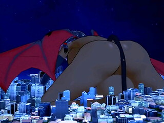 SUCCUBUS GROWS, FUCKS, AND DROWNS THE CITY IN HER CUM
