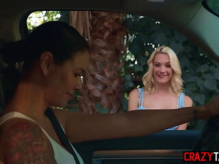 Big tits blonde Kenna James awakening and hot lesbian sex with Asian MILF Dana Vespoli