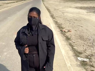 A girl who was walking around called her on the pretext of coffee and had sex with her and drank her big milk and you