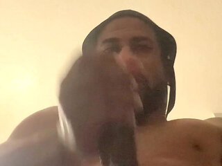 Stroking This BBC Until It Bursts with Cum